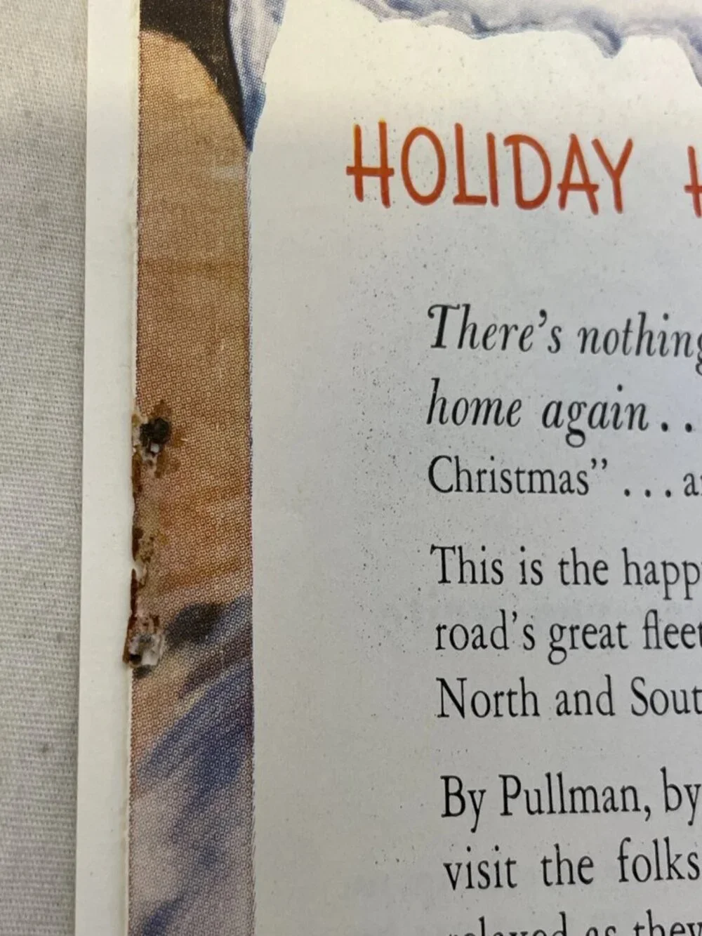 1948 Pennsylvania Railroad Ad Holiday Homecoming National Geographic Christmas - Picture 8 of 11